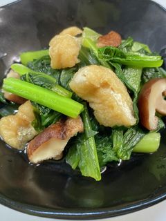 小松菜と油揚げの煮浸し-レシピのメイン写真
