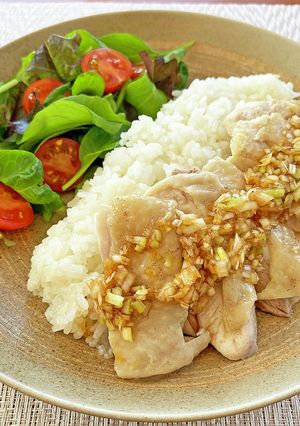 アスリート食★炊飯器で簡単！カオマンガイ-レシピのメイン写真
