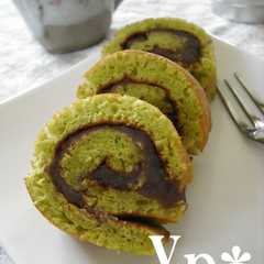 รูปของ *ホットケーキmixで❀和風あんロール*