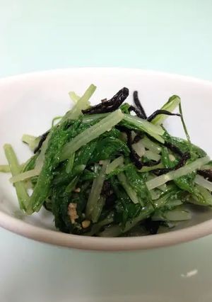 水菜の塩昆布和え-レシピのメイン写真