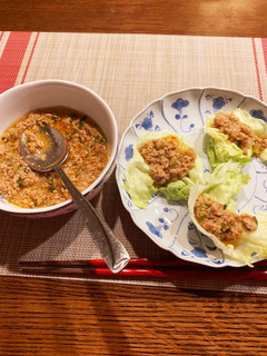 肉味噌のレタス包-レシピのメイン写真