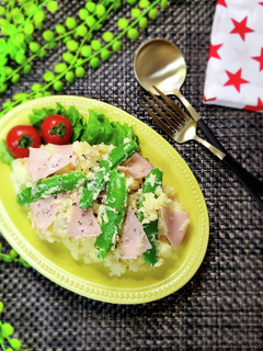 ♡スナップえんどうとハムのポテトサラダ♡-レシピのメイン写真