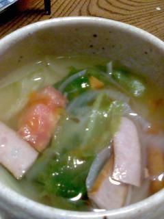 トマトとレタスのあっさり簡単スープ-レシピのメイン写真