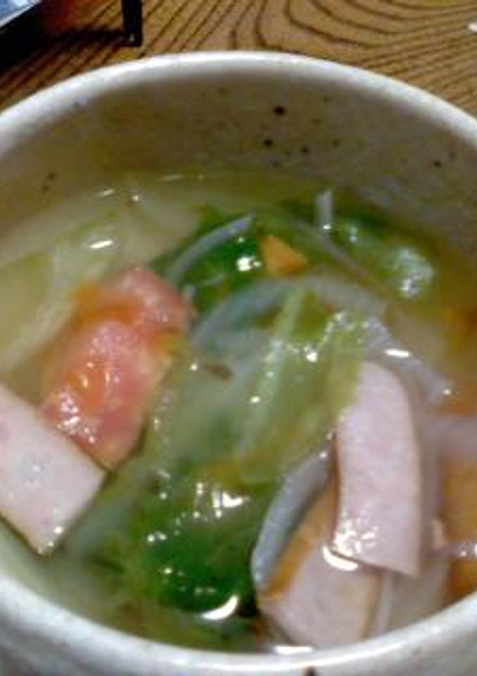 トマトとレタスのあっさり簡単スープ-レシピのメイン写真