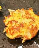 節約！豚肉チーズとキャベツのピカタ風