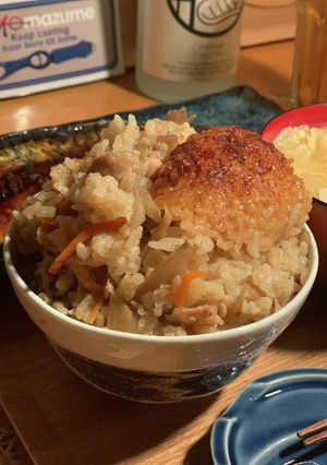 鳥ごぼう炊き込みご飯！-レシピのメイン写真