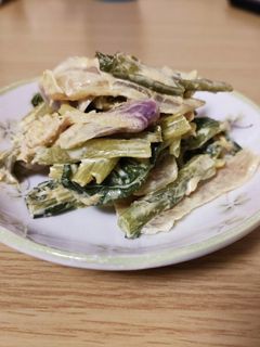 小松菜と玉ねぎのカレーマヨサラダ-レシピのメイン写真