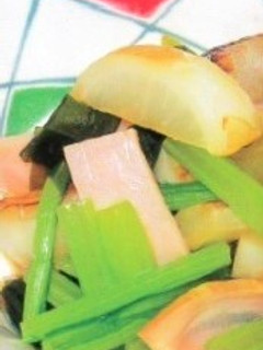 焼きかぶとハムのからしあえ-レシピのメイン写真