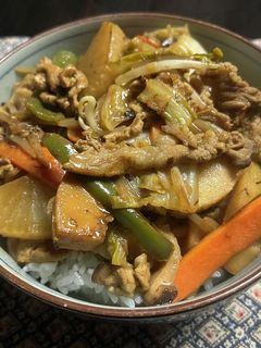 中華豚バラ大根丼-レシピのメイン写真