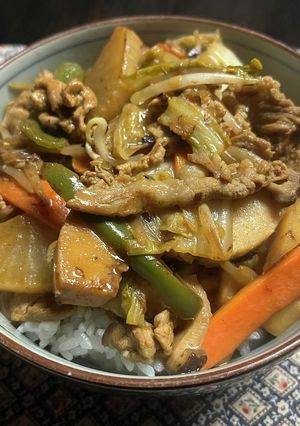 中華豚バラ大根丼-レシピのメイン写真