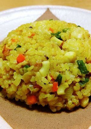 ドライカレー風チャーハン-レシピのメイン写真