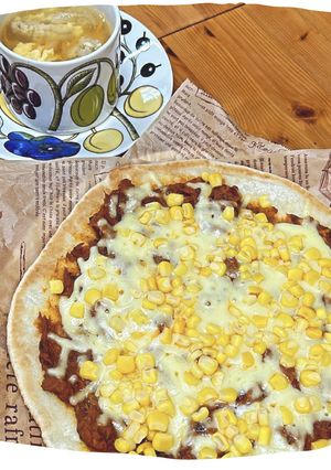 カレーピザ-レシピのメイン写真