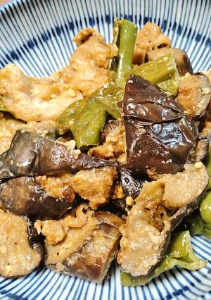 なすみそ(ナスと豚肉の味噌炒め)-レシピのメイン写真