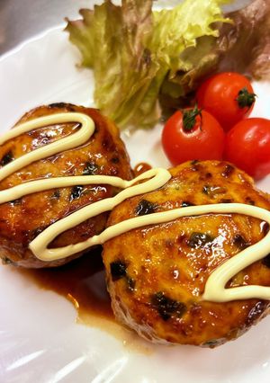鶏胸ニラつくね。-レシピのメイン写真