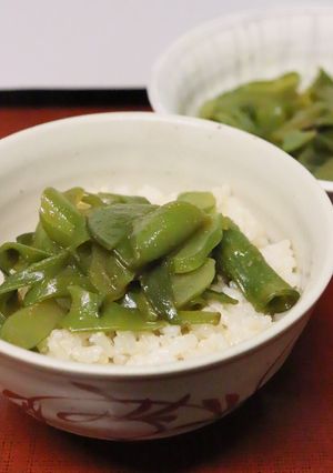 ご飯の供★生わかめ（めかぶ）のカレー佃煮-レシピのメイン写真