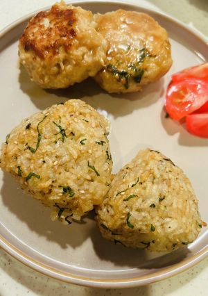 おかかと大葉の焼きおにぎり-レシピのメイン写真