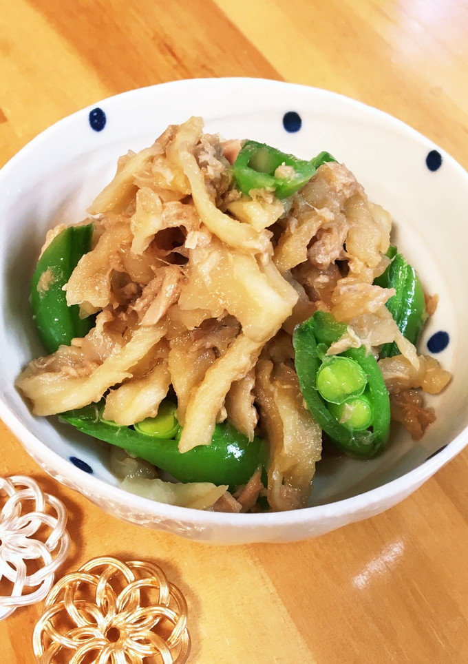 給食の「切り干し大根とツナの炒め煮」♡-レシピのメイン写真