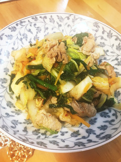 給食の「豚キムチ」♡野菜炒め風で辛くない-レシピのメイン写真