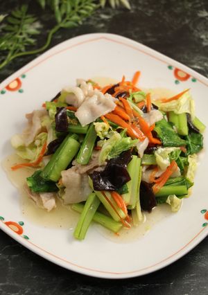 簡単！豚バラ野菜の塩あん炒め-レシピのメイン写真