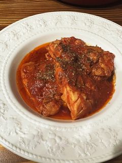 トマトソースの鶏もも肉ステーキ-レシピのメイン写真