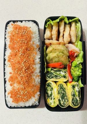 中学生弁当2024.3.6-レシピのメイン写真