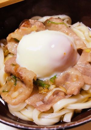 ぶっかけネギ塩豚うどん-レシピのメイン写真