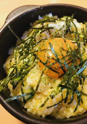 鍋の〆●あまから鍋からの雑炊/目玉丼-レシピのメイン写真