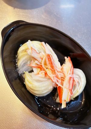 新玉ねぎとカニカマ-レシピのメイン写真