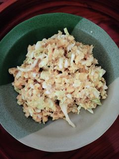炒り卵キャベツの胡麻味噌和え-レシピのメイン写真