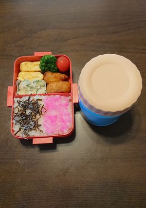 中学生女子弁当2024/03/07-レシピのメイン写真