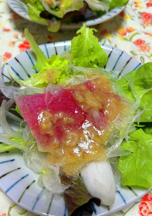 ゆずと麦味噌のドレッシング❣-レシピのメイン写真