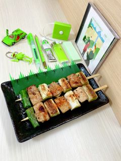 聖パトリックデー・江戸情緒ネギま串焼き-レシピのメイン写真