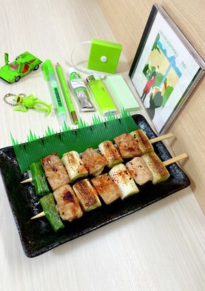 聖パトリックデー・江戸情緒ネギま串焼き-レシピのメイン写真