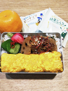 高1!男子弁当!牛肉蓮根しぐれ煮 134-レシピのメイン写真