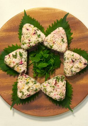 金沢せりの焼きおにぎり-レシピのメイン写真