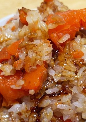 まるごと人参の炊き込みご飯-レシピのメイン写真