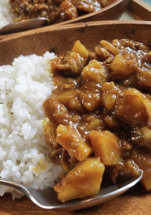 お肉たっぷり甘くて辛いポークカレー-レシピのメイン写真