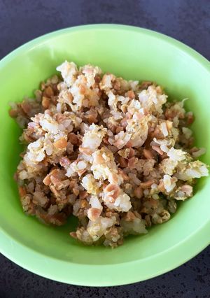 離乳食　後期〜完了期　納豆チャーハン-レシピのメイン写真