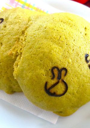 抹茶メロンパン 焼き印付き-レシピのメイン写真