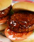 ファラフェルの照り焼きバーガー