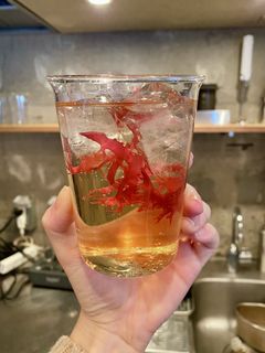 とさかのり マスカット ビネガーソーダ-レシピのメイン写真
