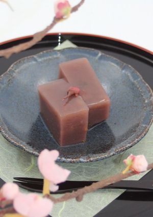 水ようかん～さくら仕立て～-レシピのメイン写真