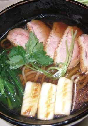 鴨南そば-レシピのメイン写真