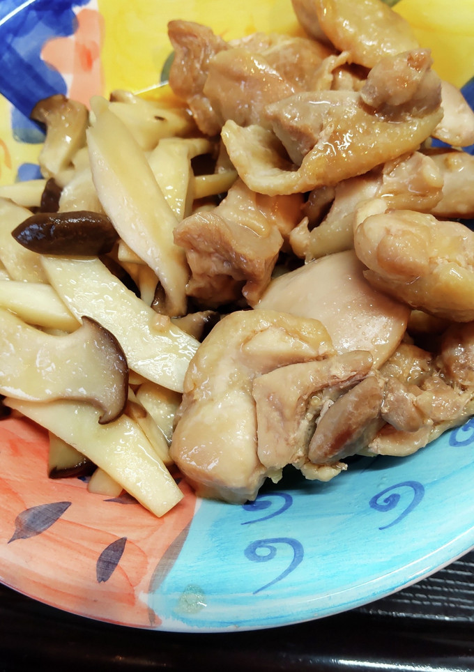 簡単　鶏もも肉エリンギのバター醤油炒め-レシピのメイン写真