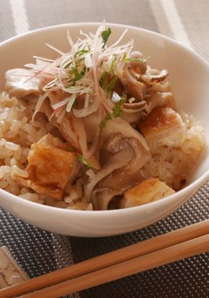 九頭竜まいたけごはん-レシピのメイン写真