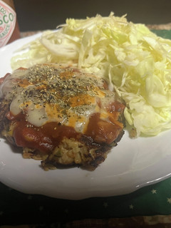ピザ風ハンバーグ-レシピのメイン写真
