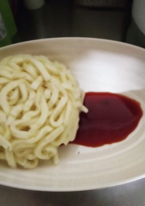 ドラキュラ伯爵の呪いのソース添え-レシピのメイン写真