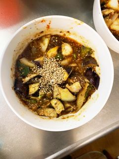 根菜茄子白菜オイごまキムチ味温野菜サラダ-レシピのメイン写真