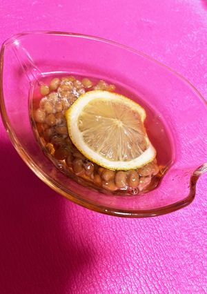 蜂蜜レモン納豆-レシピのメイン写真