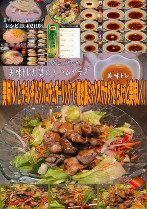美味ドレプルコチュ＆チョレギ焼き鳥サラダ-レシピのメイン写真